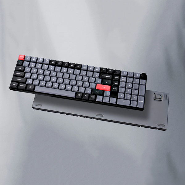 Keychron K17 Pro RGB Backlight Low Profile Gateron Mechanical (Hot-Swappable) Blue Switch  
